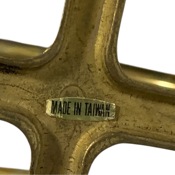 Vintage 70’s Brass Letter Holder / File Holder - Picture 12 of 16